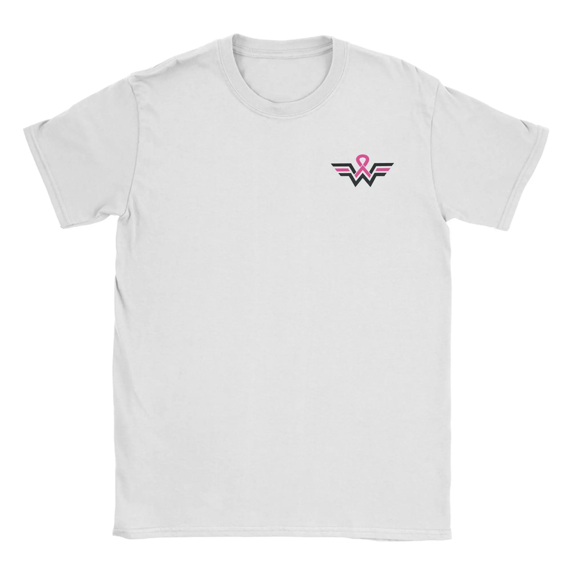 

Мужские футболки с лентой для рака молочной железы 2025 года, октябрьские истребители, хлопковые футболки с юмором и короткими рукавами, круглым вырезом, подарочные футболки