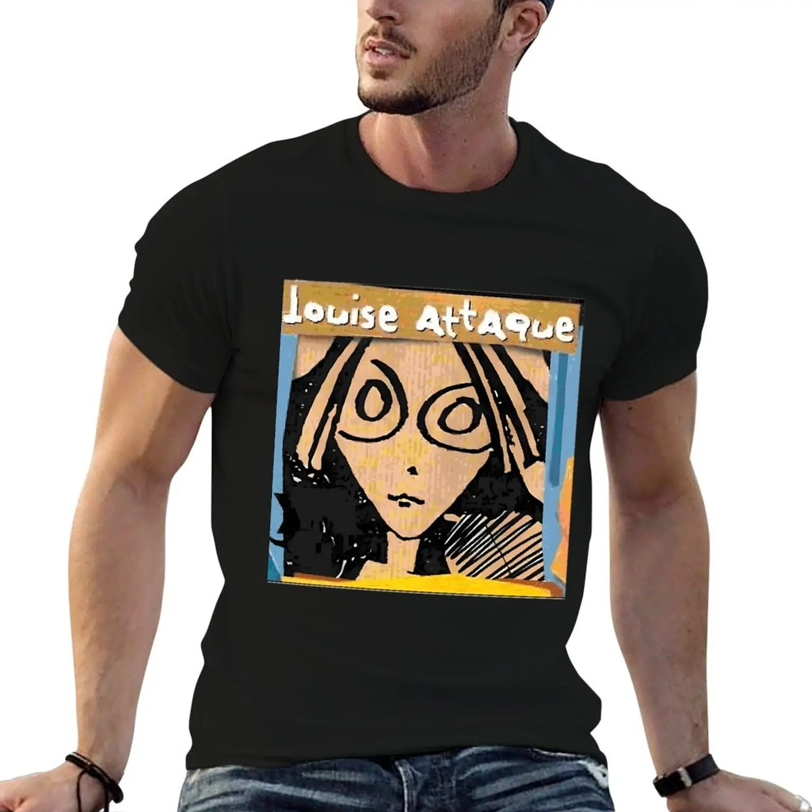 

LOUISE ATTACK T-Shirt t shirt men 100% cotton luxury brand t shirt for man man t shirt luxury T-shirt