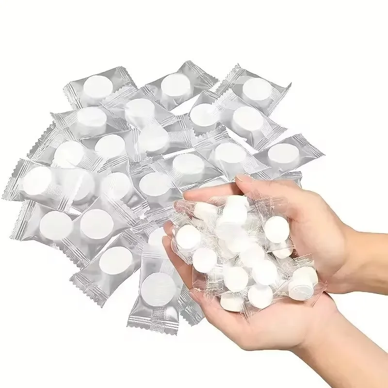 25/50/100PCS Disposable Compressed Towels Portable Compressed Towel Tablets Travel Outdoor Camping Hiking Essentials Daily Use