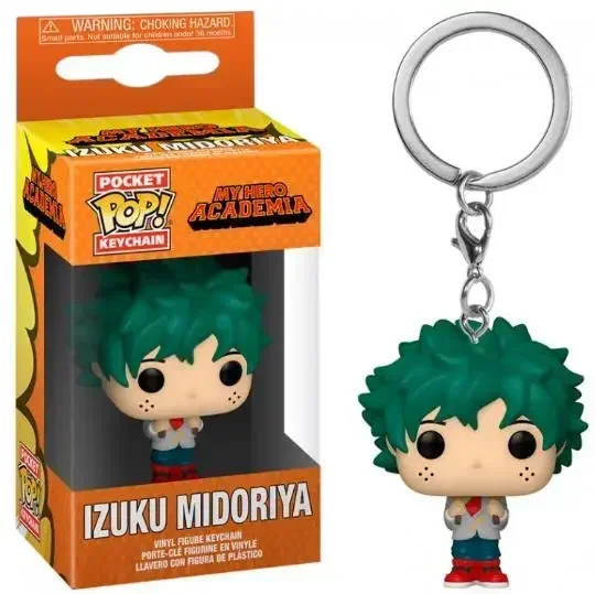 Funko POP Keychain My Hero Academia Himiko Toga Kurogiri Twice Hatsume Shigaraki Deku Bakugo Togata Dabi Midoriya Jiro Toys