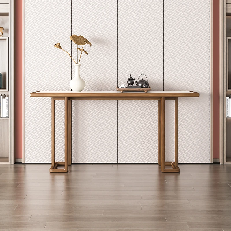 

Modern Minimalist Console Table Rectangle Design Premium Aesthetic Console Table Against The Wall Unique Bureau Furniture