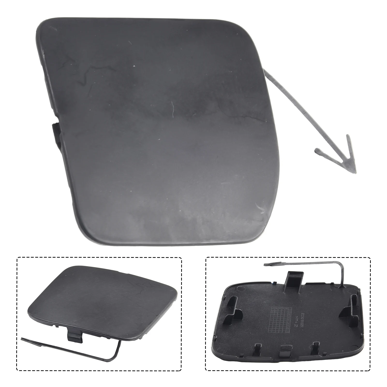 Front Bumper Tow Hook Cover Cap Suitable For Nissan Versa14-20 Front Bumper Trailer Cover Towing Hole Cover 622A0-6W80H