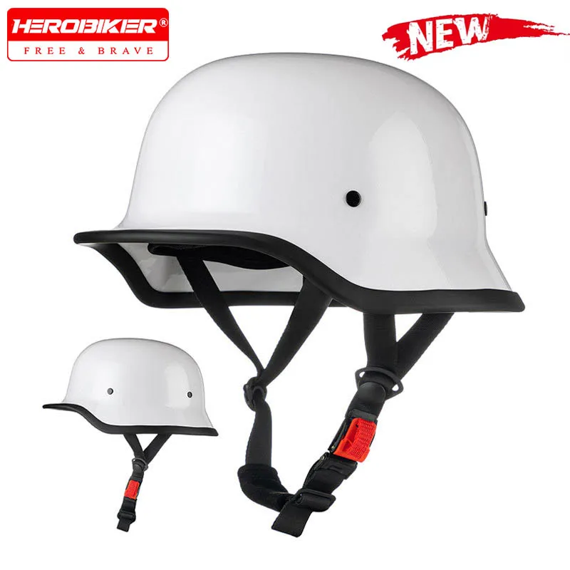 

DOT Approved Motorcycle Helmet ABS Material Retro Moto Helmet Men Women Moto Half Helmet Equipment Tactical Vintage Equipment