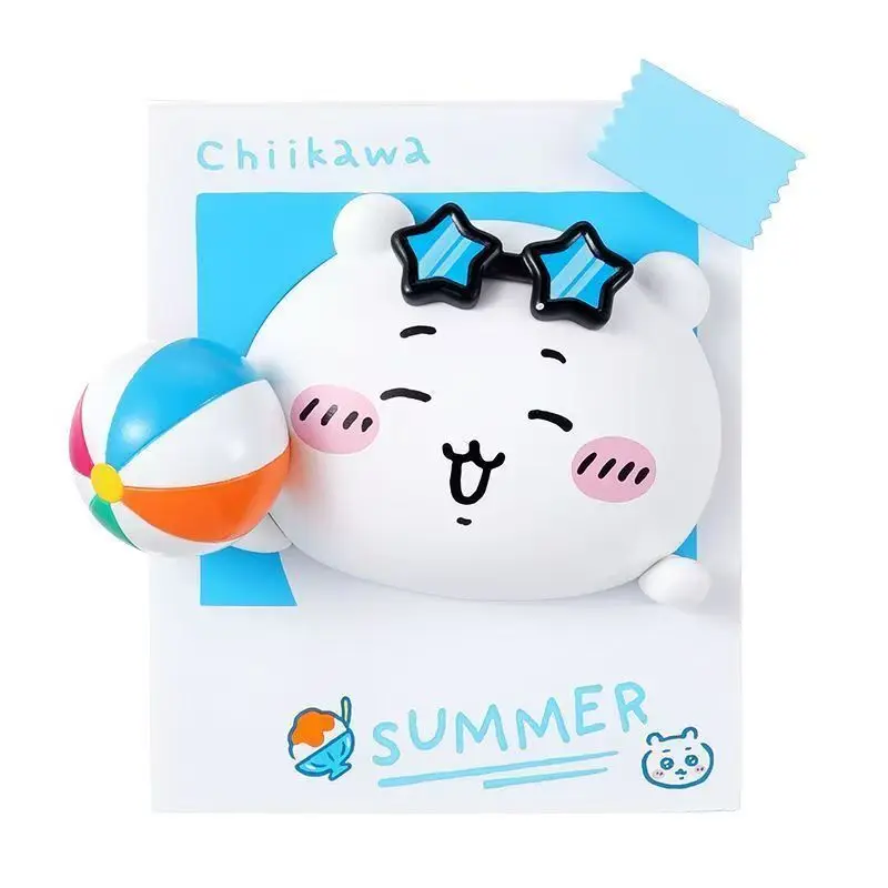 Chiikawa Summer Series 3D Magnetic Fridge Stickers Cute Anime Decor Refrigerator Magnets for Home Kawaii Mini Figure - Image 2