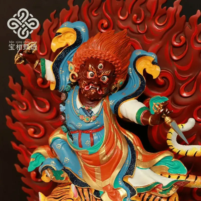 Angry Lotus Master Pure Copper Copper Buddha Statue Painting Selection R2 Tibetan Tantra Buddhist Hall Offering