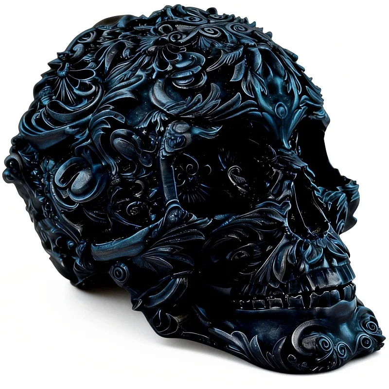 Skull Silicone Mold – Multi-Purpose DIY Mold for Resin Jewelry, Candles, Plaster, Chocolate, Cake & Home Decor Crafts