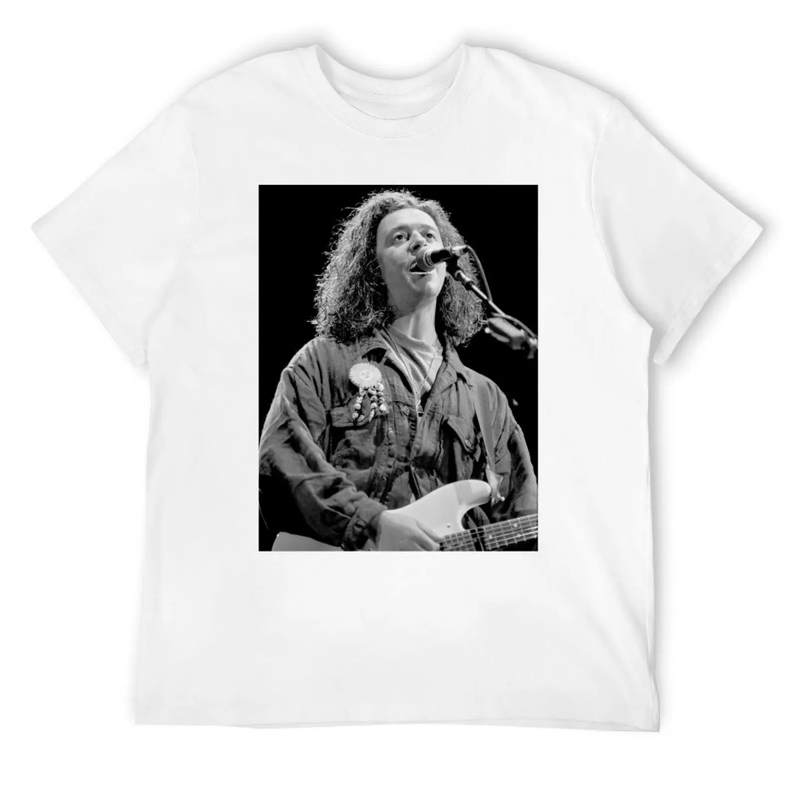 

Roland Orzabal - BW Photograph T-Shirt shirts graphic plus size clothes Clothing topping mens graphic t-shirts anime