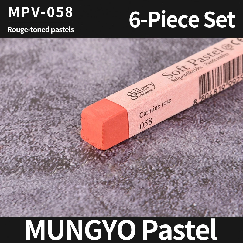 MUNGYO 6 stks/set Zachte Pastels/Krijtjes/Kleurpotloden Niet Giftig Uitsmeren/Overlappende Kleuren Tekening Schets Graffiti Art Supplies