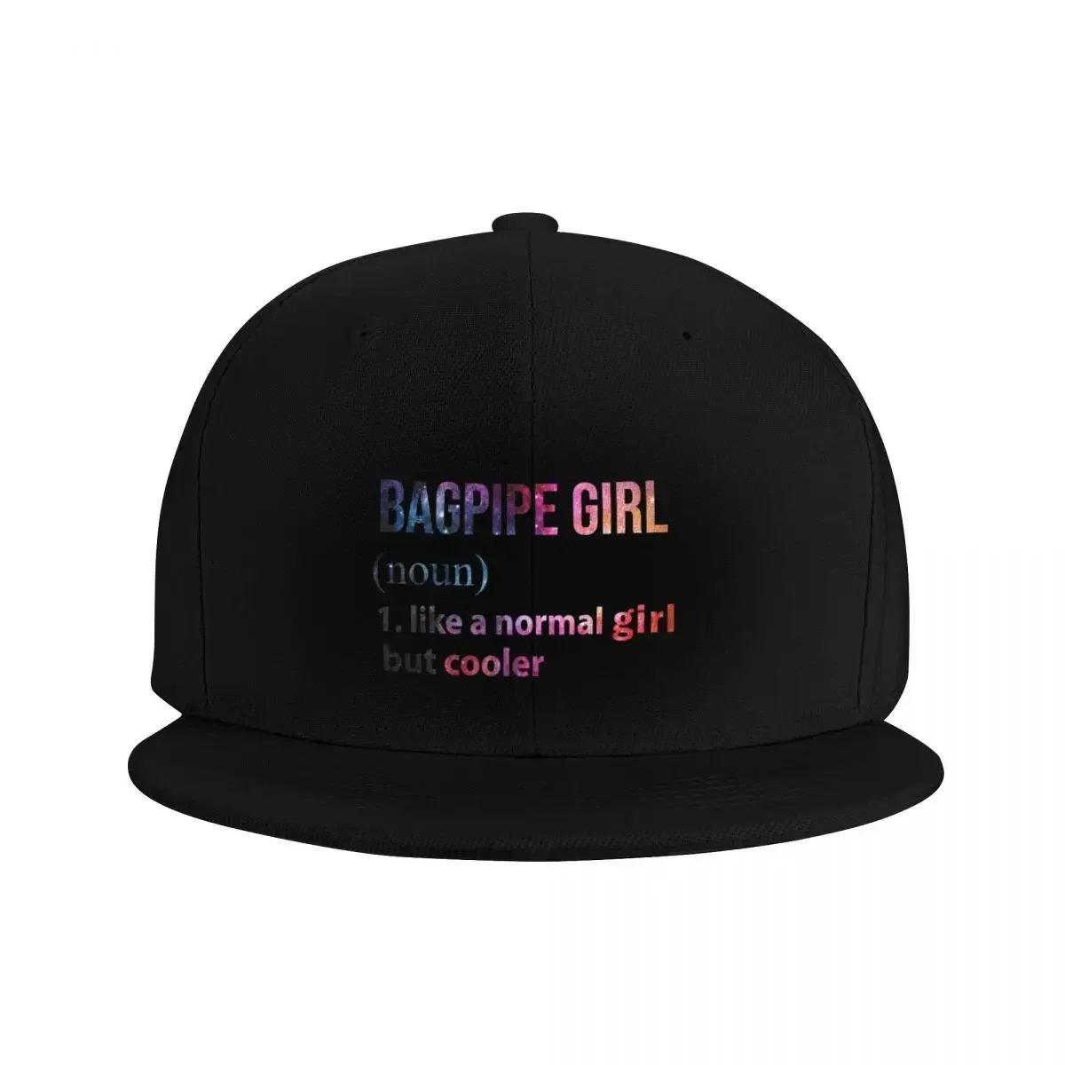 2026 Bagpipe Girl Like A Normal Girl But Cooler Galaxy Baseball Cap Snap Back Hat Custom Cap Women Men's