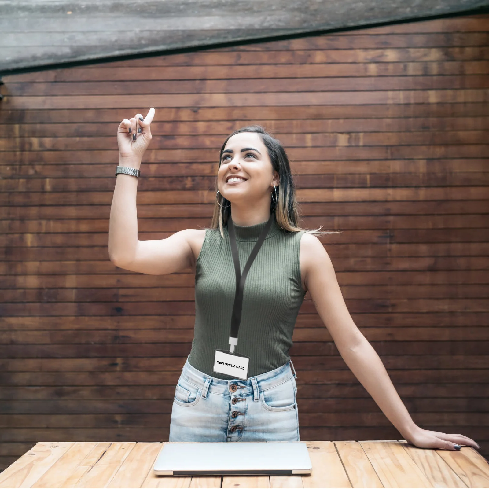 

1 Set Id Holder Aluminum Alloy Card Sleeve For Name Badge Work Card Student Id Lanyard Holder Multifunction Tag Case Portable