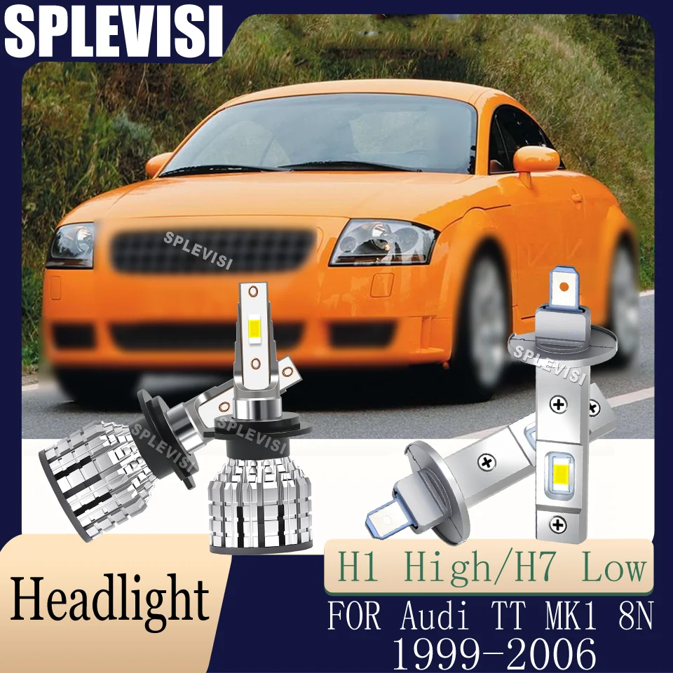 

Автомобильный светильник с безопасным лучом SPLEVISI, светодиодные лампы для фар, гарантия для Audi TT MK1 8N 1999 2000 2001 2002 2003 2004 2005 2006