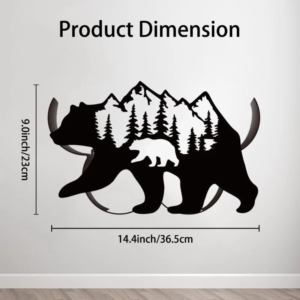 Bear Toilet Paper Holder Funny Bear Rustic Cabin Decorative Toilet Paper Storage Extra 8 Rolls Wild Bear Freestanding Toliet