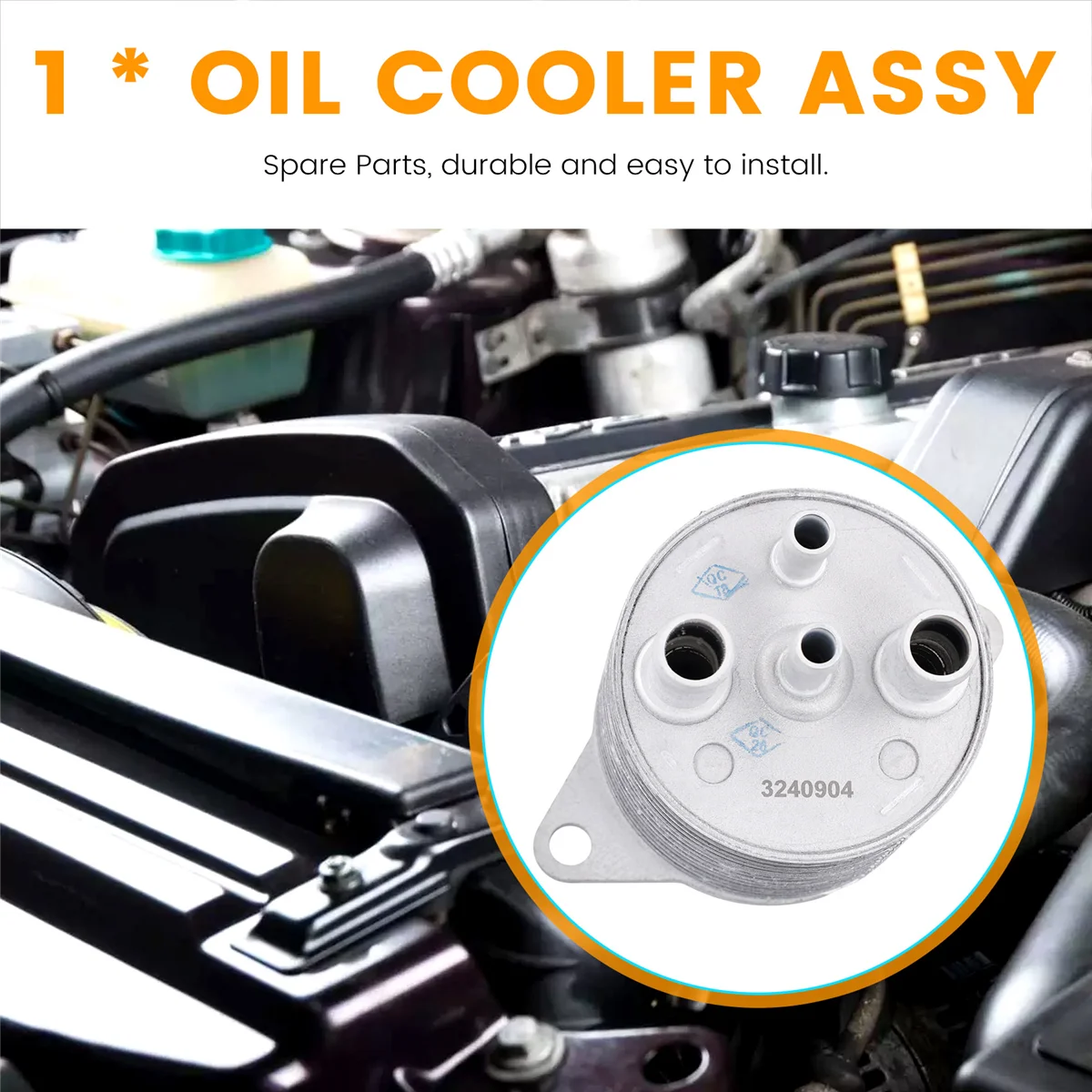 T61C_Brand New Oil Cooler Assy 31237AA100 for Subaru Forester 2013-2018