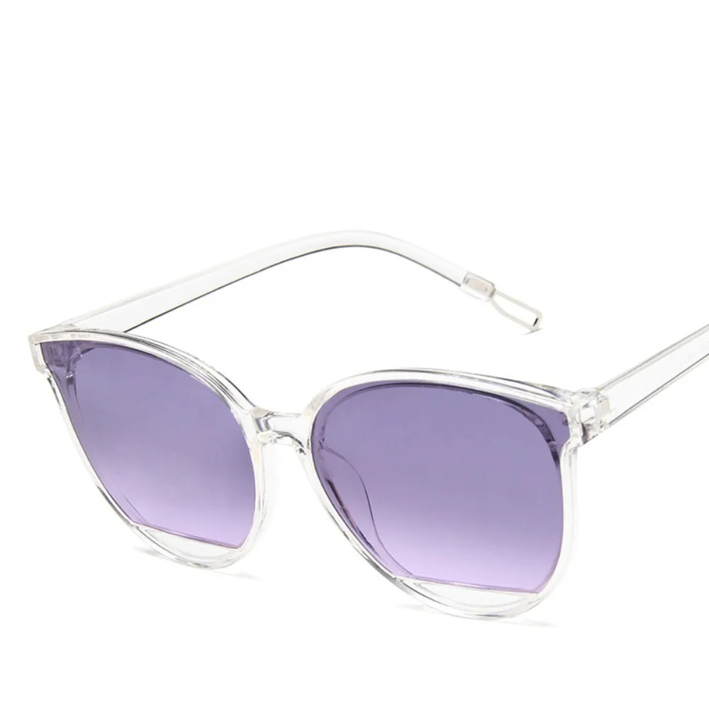 

Fashion Vintage Large Frame Sunglasses Lightweight Retro Multicolor Lenses Eyewear Trendy Jelly UV400 Sun Glasses Unisex