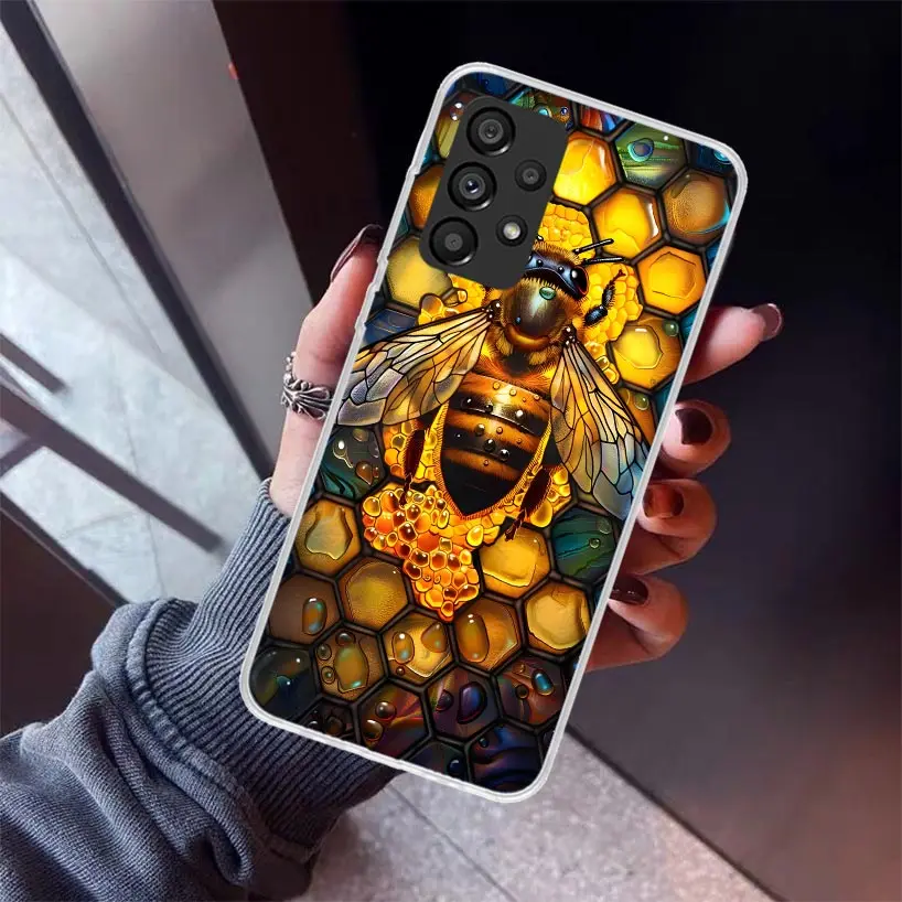 Bee Keeping Honey Animal Phone Case For Samsung Galaxy A16 A15 A14 A13 A12 A55 A54 A53 A52 A35 A34 A33 A32 A25 A24 A23 A22 A05S