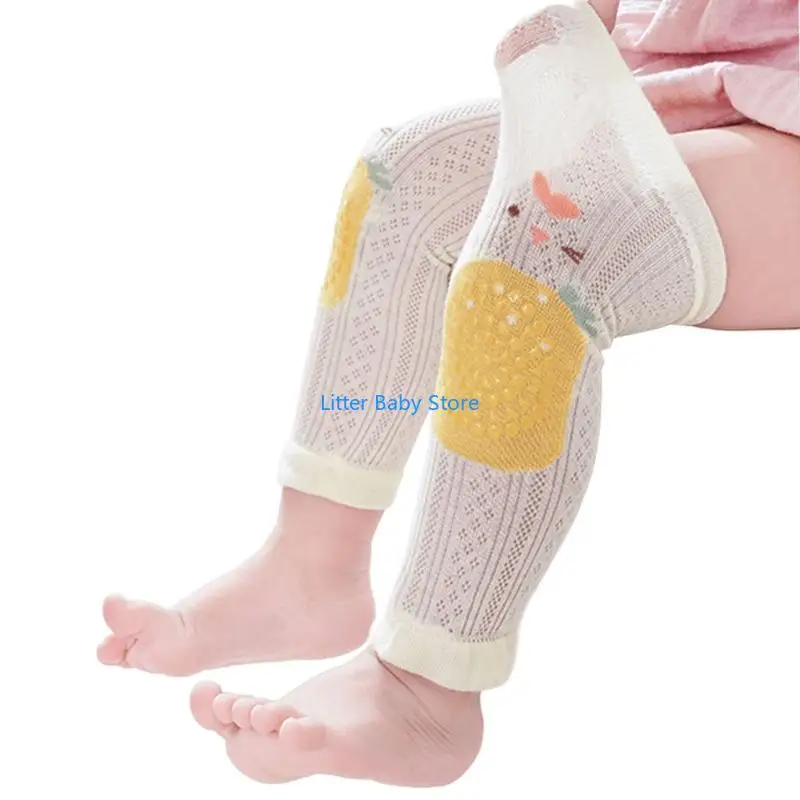 N80C Ventilated Children's Knee Sleeves Stretch Cotton for Outdoor Movement