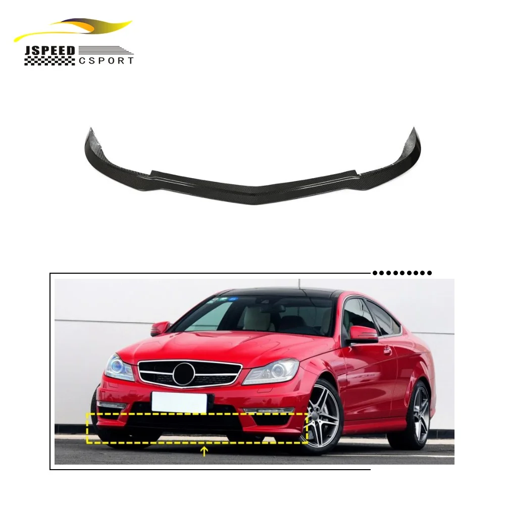 

Suitable for The C63 dry carbon fiber front lip is Suitable for Mercedes-Benz W204 C63 2012-2013