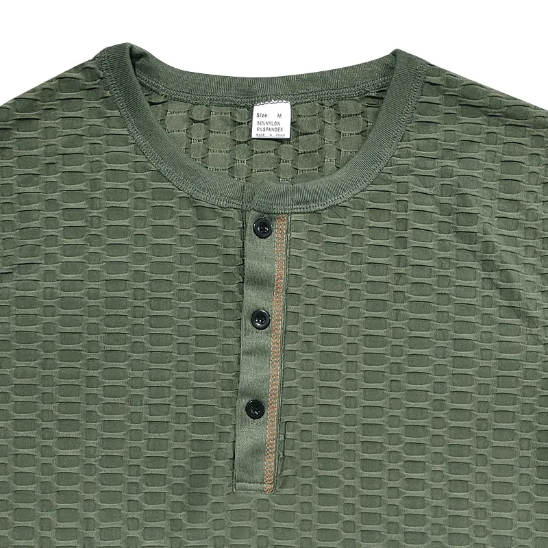 Short Sleeve Summer Breathable Textured Slim Fit Cross-Border Men's Casual Top POLO Shirt Cw81946