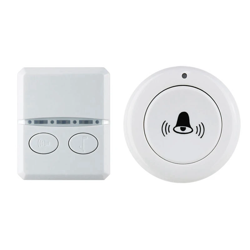 B03B-Intelligent Wireless Doorbell Type-C Doorbell No Wiring Required With 30 Song Ring Doorbell For Home Bed Care Call