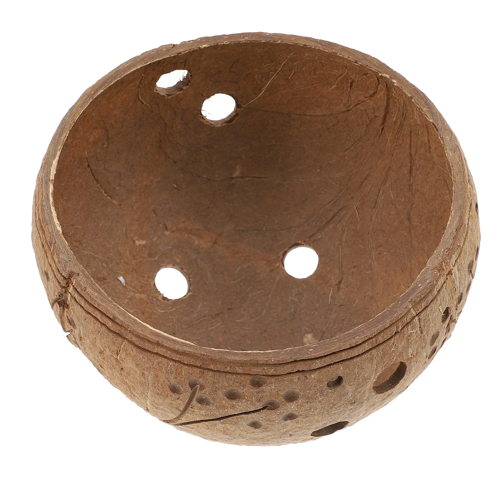 وعاء نبات عصاري معلق على شكل قشرة جوز الهند سلة معلقة على شكل زهرة صغيرة للداخلية والخارجية وديكور حديقة الشرفة وعاء الزراعة والحديقة #5