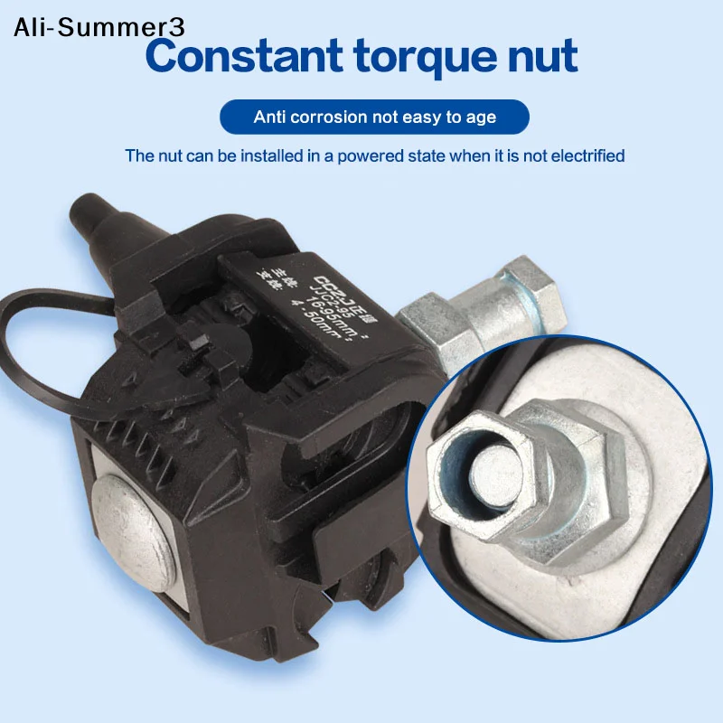 16-95 mm 2 linea principale senza peeling connettore perforante cavo 1KV bassa tensione infrangibile tipo T Main1.5-35 clip per cavi foratura