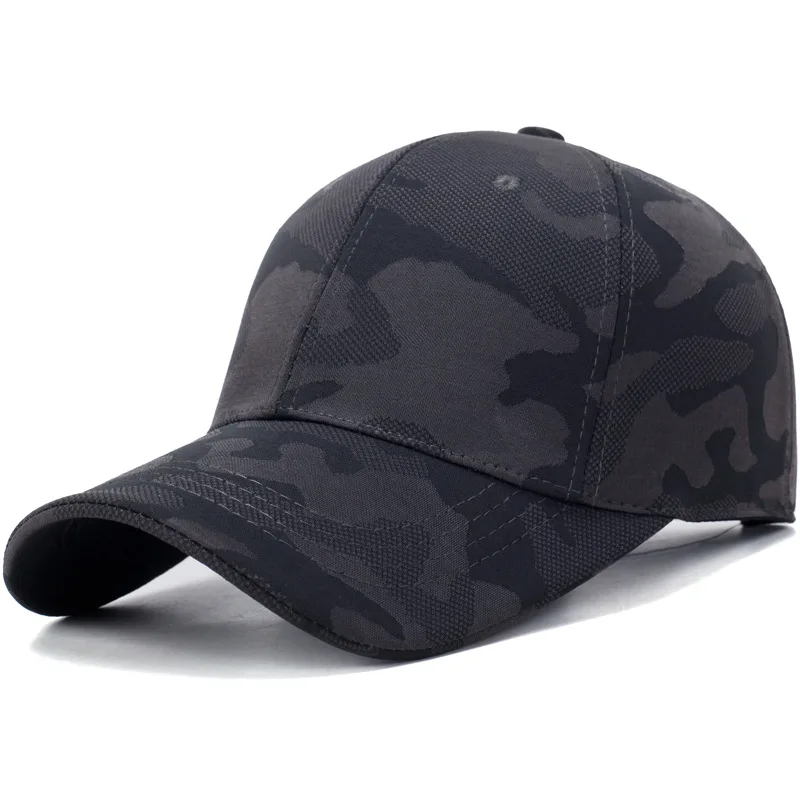 Unisex Simple Camouflage Baseball Caps Spring and Autumn Outdoor Adjustable Casual Hats Sunscreen Hat