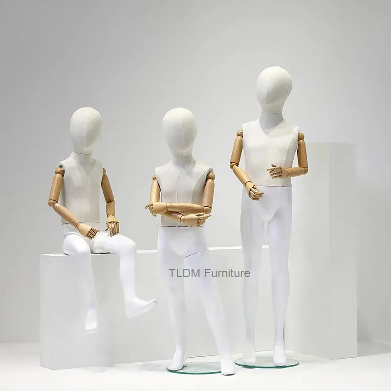 

Детский манекен-торс с головой для витрин, элитная модель для демонстрации детской одежды JT40M