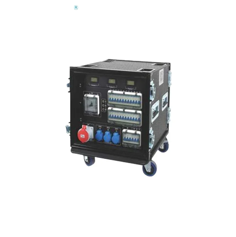 Flush Type stage light distribution box  Power Distribution Box for Stage Light Can be Customized Portable  flight case cabinet