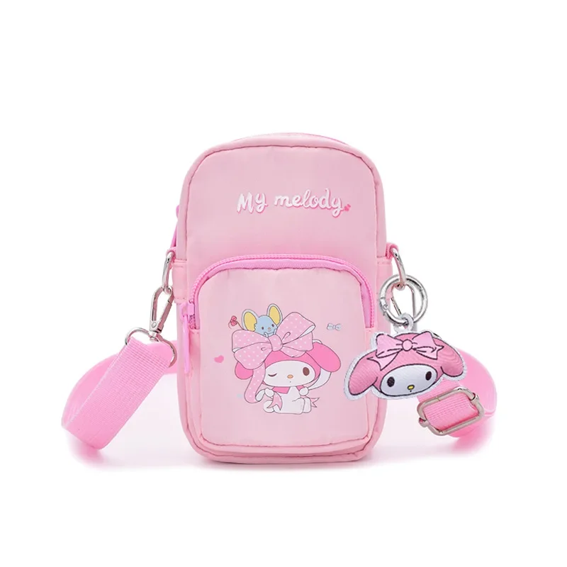 بلدي ميلودي محفظة نسائية للعملات المعدنية جديد سينامورول حقيبة الهاتف المحمول حقيبة كروسبودي أنيمي حزمة صغيرة حقيبة كتف حقائب للمرأة