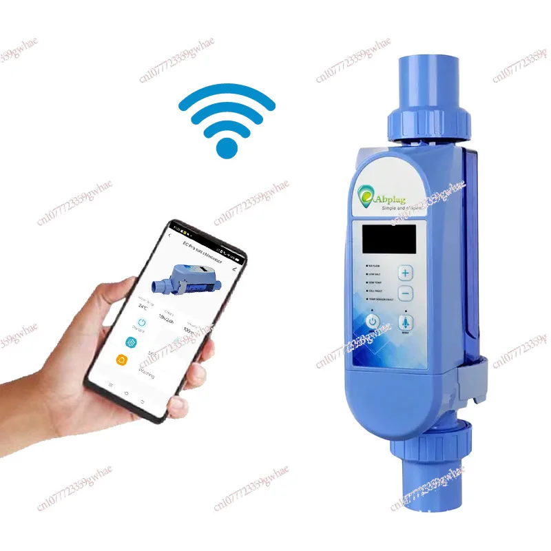 Máquina de cloro salino para piscina, control de aplicación móvil, clorador de sal