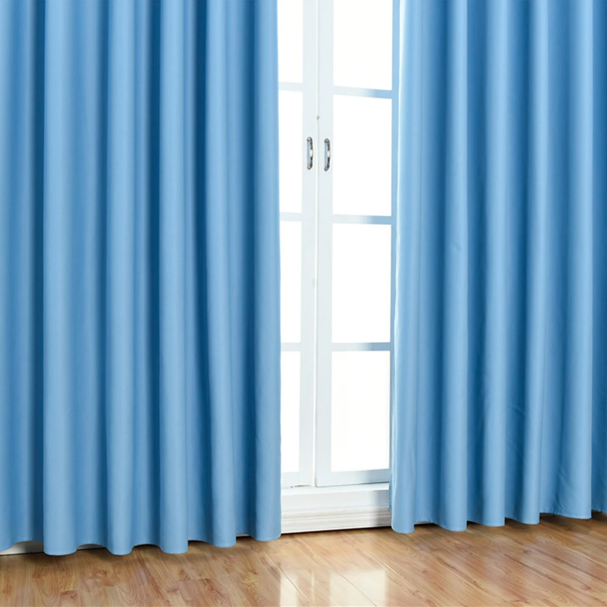 

Blackout Thick Thermal Insulated Linen Curtains Grommet Window Curtains Energy Saving Darkening Decor Room