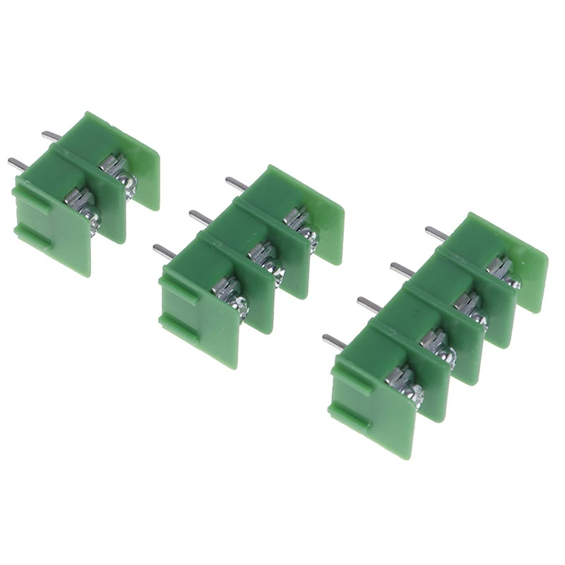 5PCS/lot KF8500 8.5MM 2P 3P 4P Fence Type Connection Terminal Black/Green PCB Terminal
