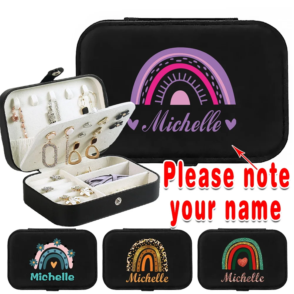 

Простая шкатулка для драгоценностей, женские высококачественные серьги, пылезащитная коробка для хранения, большая вместительная портативная коробка для путешествий.