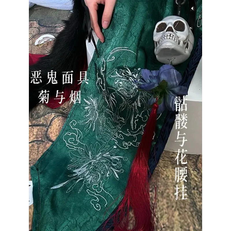 Serie TV cinese tgcf Guan Ci Fang Lian Hua Cheng costume cosplay Qirong Qi Rong Qing d ye Cos vestito Hanfu set completo