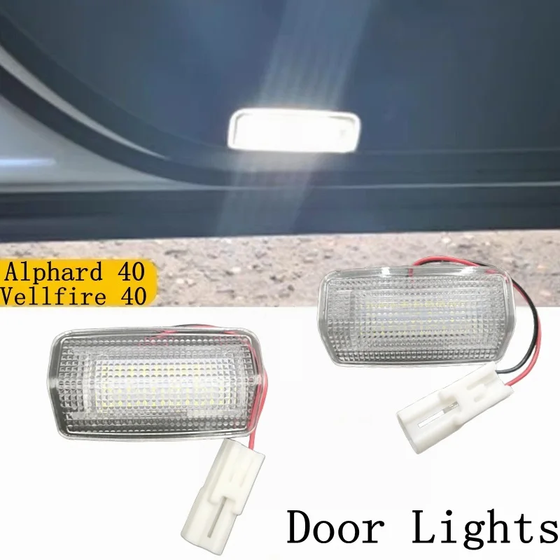 

2X Car LED Door Courtesy Light for Toyota Camry Sienna Avalon Tundra Venza Highlander/Sequoia 4Runner Mirai Prius V Plug-IN 86