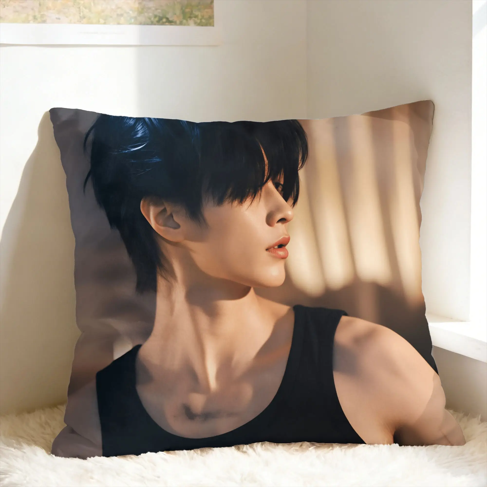 Pillow Case Nick He Yu Jin Chao Comfy  Pillow Cover For Sofa Car Home Decor Vintage Pillowcases
