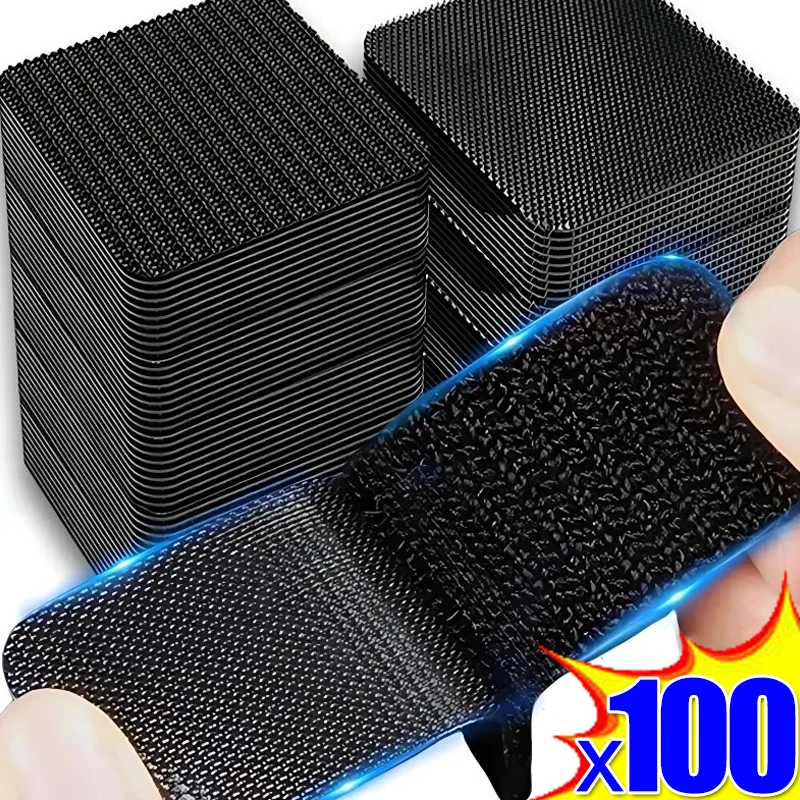 Wholesale Double Faced High Adhesive Fixing Stickers Carpet Pad Dashboard Mat Fixed Patch Home Floor Anti Skid Grip Tape Sticker