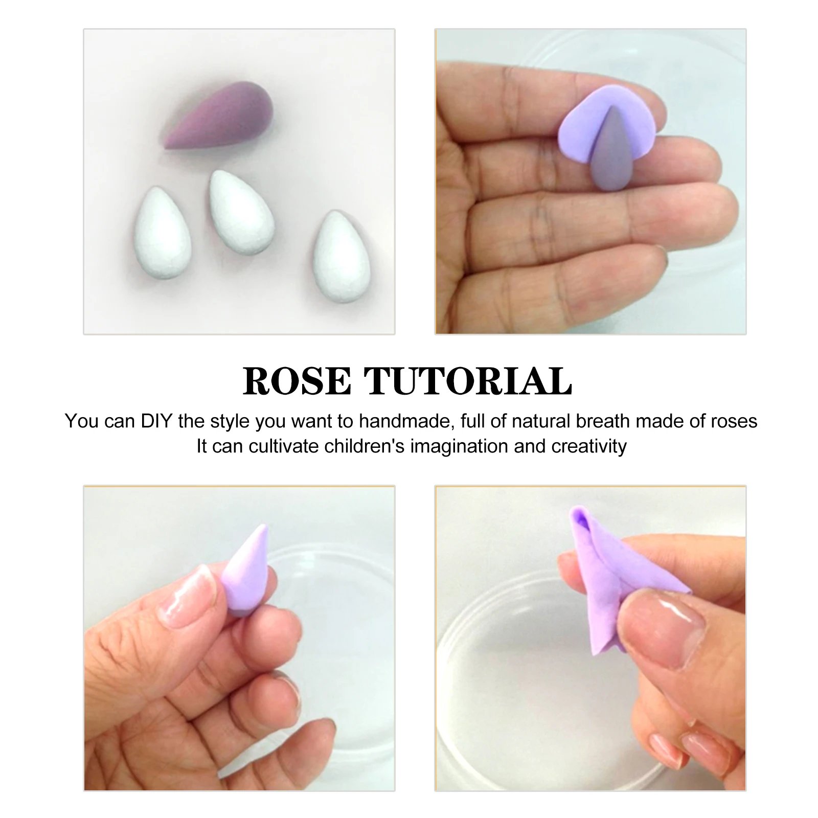 100pcs Water DROP Shape ลูกบอลโฟมดอกไม้ Center Crafting รุ่นตกแต่งที่ยังไม่เสร็จโฟม DIY หัตถกรรมปลอดภัยวัสดุ