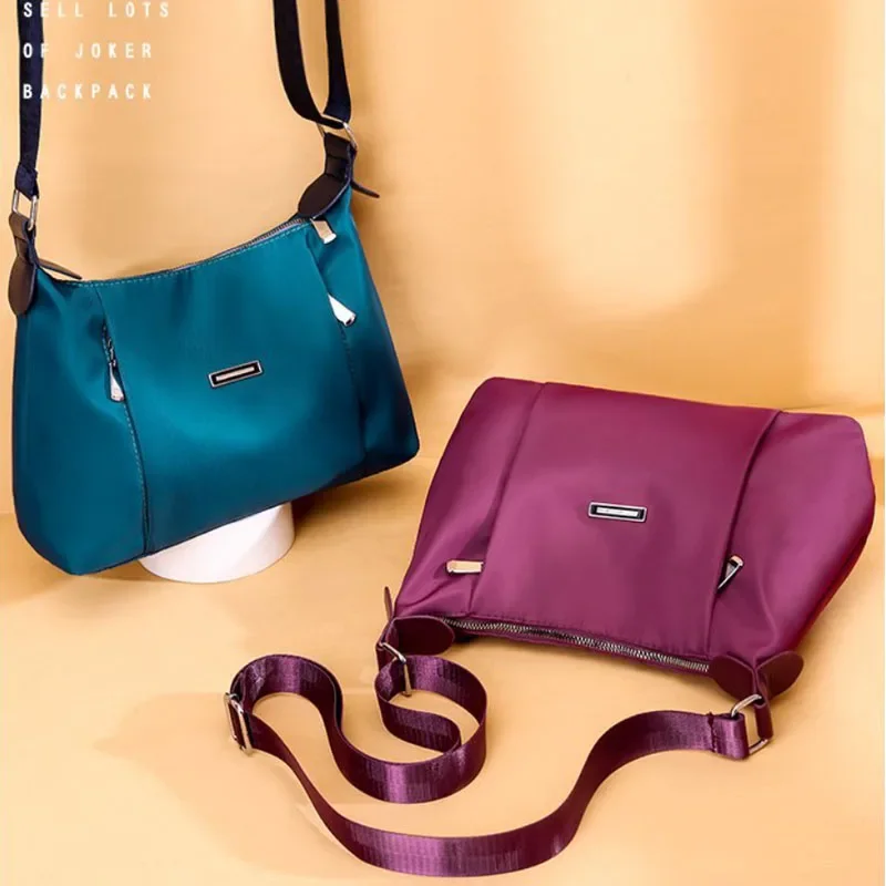 Nylon Zipper Waterproof Casual Women Travel Crossbody Shoulder Bag Lady Crossbody Mini Bag Female Evening Bags