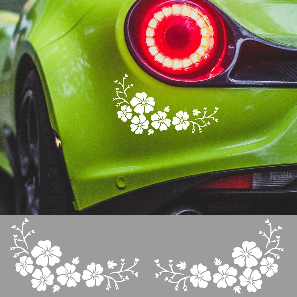 Car Whole Body Vinyl Sticker For Audi BMW Nissan Kia Fiat Volvo Honda Ford VW MINI Flower Graphics Style Decal Auto Accessories