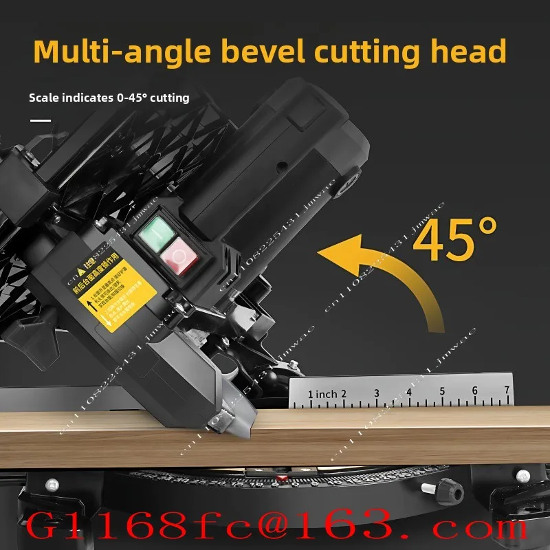 220V 1400W Woodworking Sawing Multifunctional Compound Saw High Precision Table Saw Aluminum Profile Cutting Machine