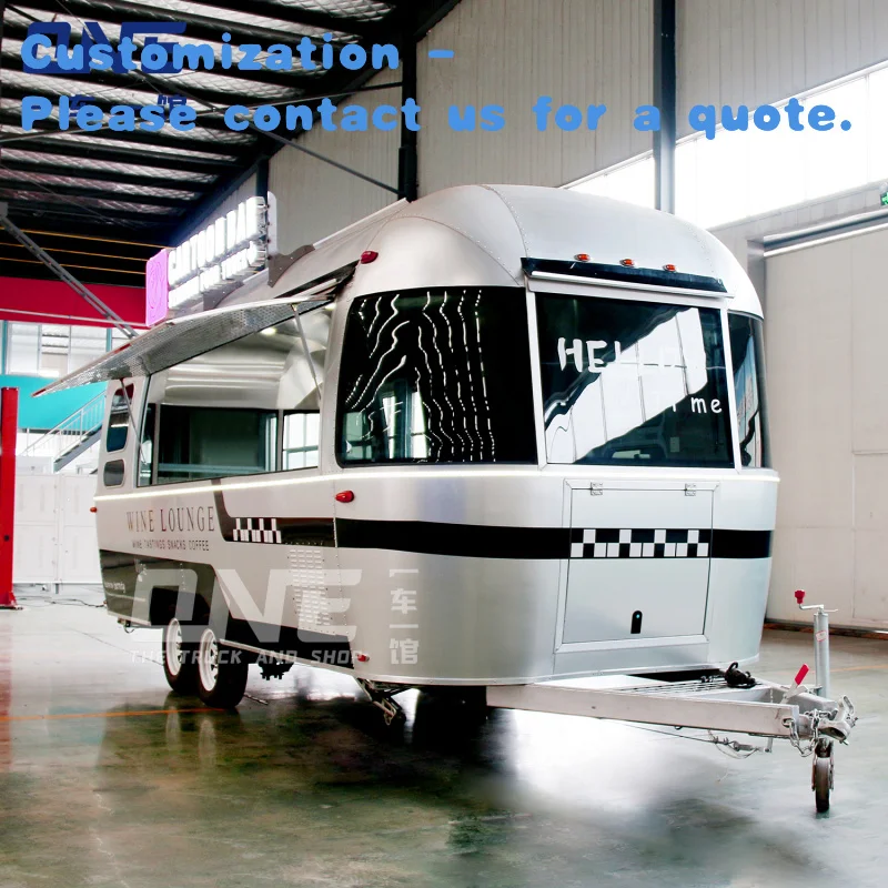 custom.'s Circular Food Trailer, Mobile Food Truck, Hamburger Coffee Stall Truck Pizza Restaurant Equi