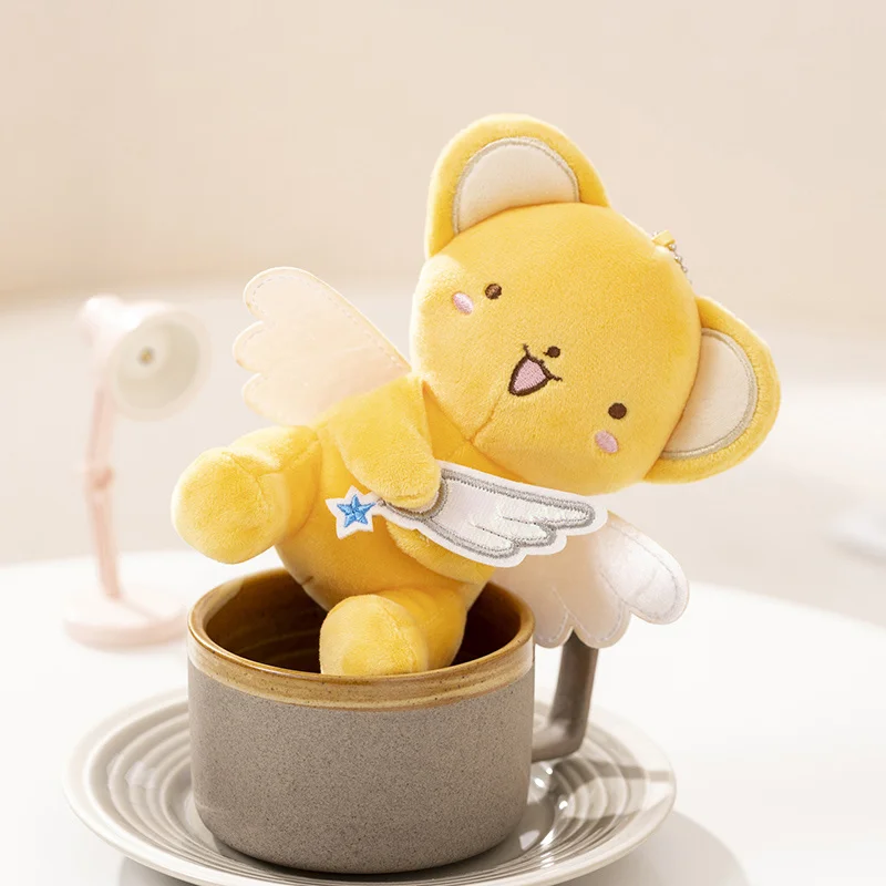 Cartoon Card captor Sakura Kero Plüsch puppe Spielzeug Anhänger Anime Karte Captor Puppe niedlichen weichen ausgestopften Schlüssel bund Spielzeug Valentinstag Geschenk – Detail 8