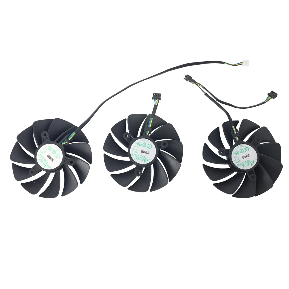 RTX 3070Ti 3080Ti استبدال مروحة تبريد لzotac ، RTX 3070 3080 3090 ، ثالوث OC بطاقة الرسومات التبريد ، 87 مللي متر ، ga92s2 u