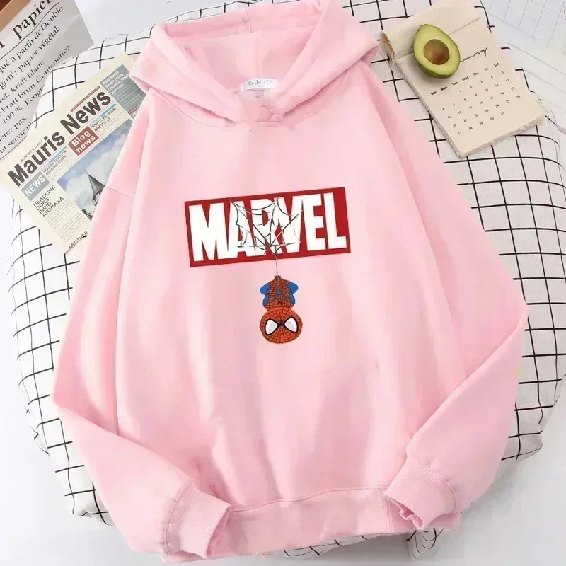 Daily Disney Printed Men Hoodies Marvel Super Hero Creative Fashion Graphics Comfortable Trendy Autumn Winter Male Sweatshirts