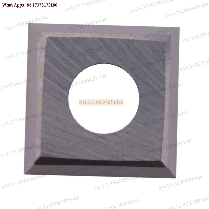 k3 100Pcs 14x14x2mm Wood Turning Carbide Insert Blades 30° Lathe Chisel Replacement Milling Knives