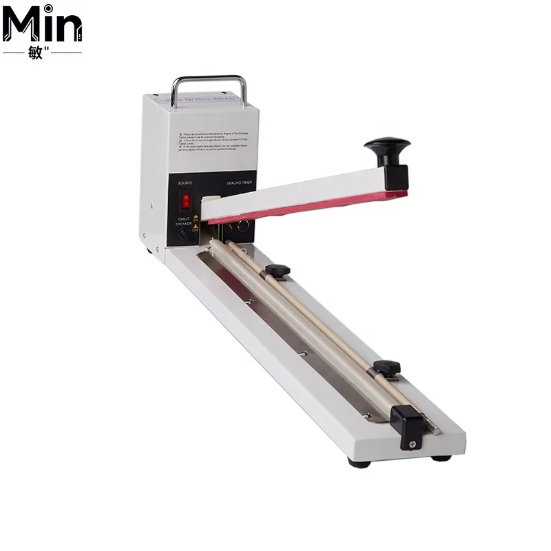 DUOQI HI-500 Iron Manual Medical Pouch Sealing Machine Plastic Bag Hand Impulse Heat Sealer for Laboratory Packaging