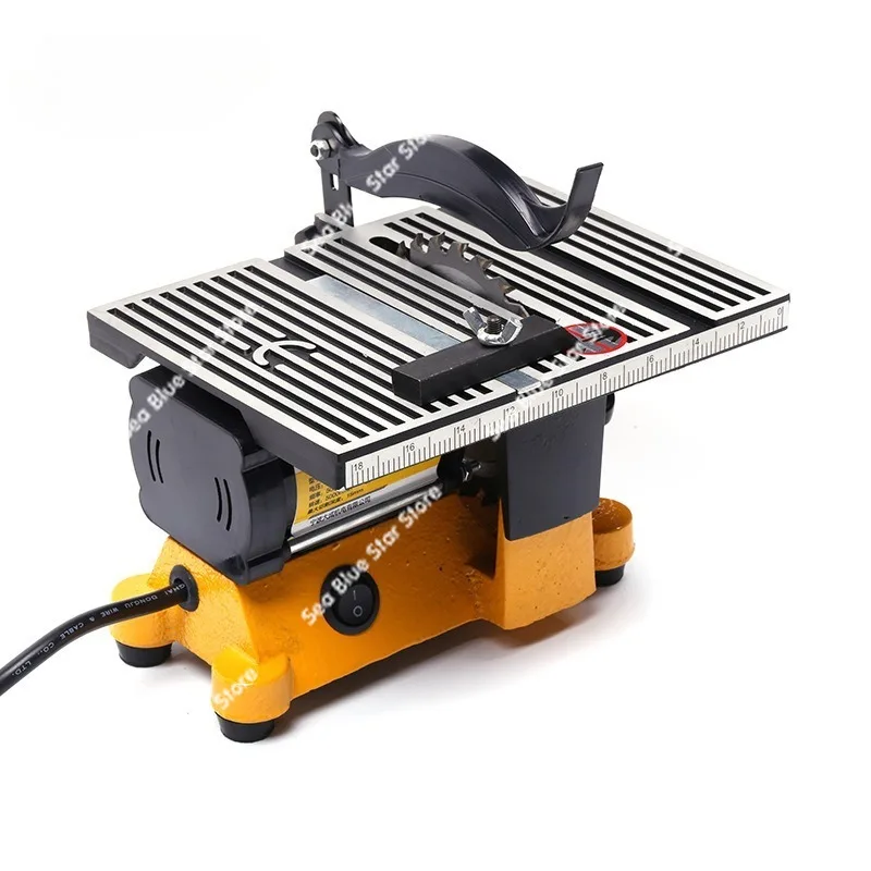 Mini Table Saw, Wood Steel Sheet Glass Tile Cutting Machine Hardware Tools  Mini Table Saw,