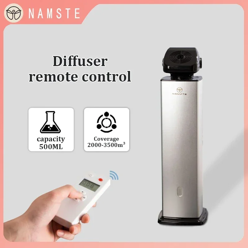 

NAMTE 3500m³ Remote Control Operation Home Aroma Diffuser Essential Oil Flavoring Electric Air Freshener Hotels Perfume Diffuser