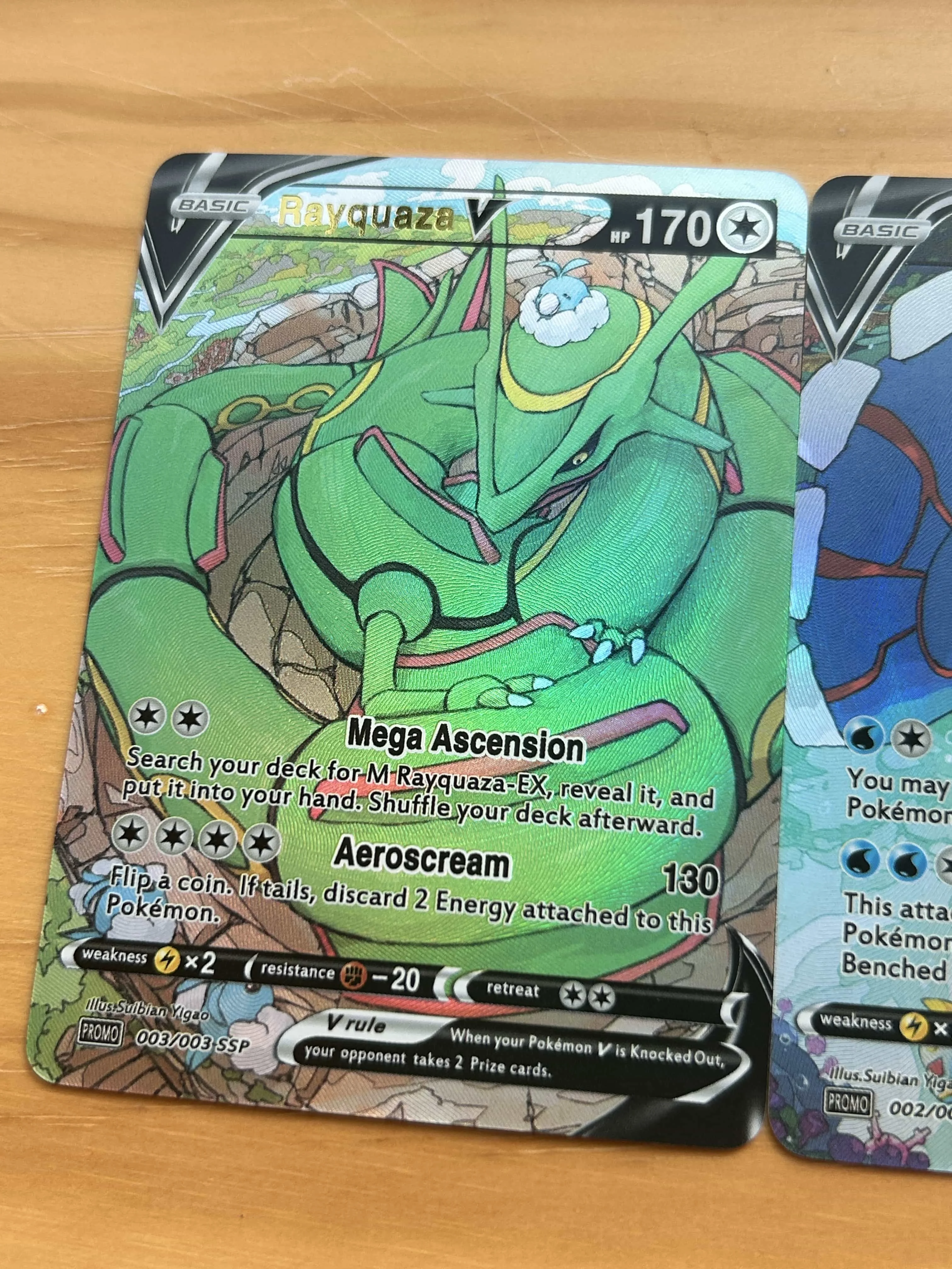 DIY PTCG-kaarten Hoge kwaliteit Rayquaza Project Azoth Project Azoth Party Games Speelgoed Hobby Collectiekaarten Kinderen Verjaardagscadeau